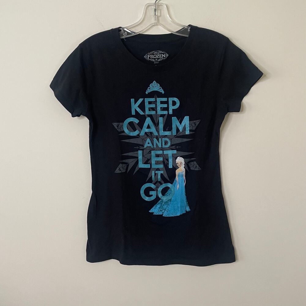 Disney Frozen Girl's Short Sleeve T-Shirt Sz L